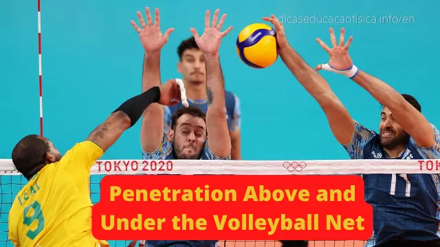 Penetration Above And Under The Volleyball Dicas Educação Física