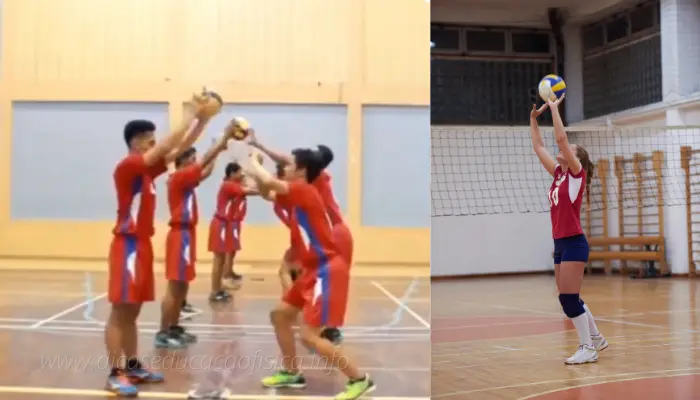 Toque de dedos en el Voleibol