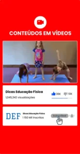 Conteúdo de Educação Física em Vídeo